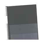CoilPro Weekly Appointment Book in Columnar Format, 11 x 8.5, Black Lizard-Look Cover, 12-Month (Jan to Dec): 2025