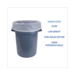 Industrial Drum Liners Rolls, 60 gal, 1.8 mil, 38" x 63", Clear, 75/Carton