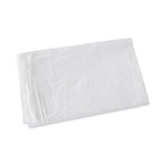 Linear Low Density Industrial Can Liners, 30 gal, 0.9 mil, 30" x 36", White, Flat Pack, 100/Carton