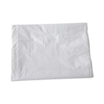 Linear Low Density Industrial Can Liners, 60 gal, 0.9 mil, 38" x 58", White, Flat Pack, 100/Carton