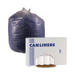 Low-Density Waste Can Liners, 30 gal, 0.5 mil, 30" x 36", White, Perforated Roll, 10 Bags/Roll, 20 Rolls/Carton