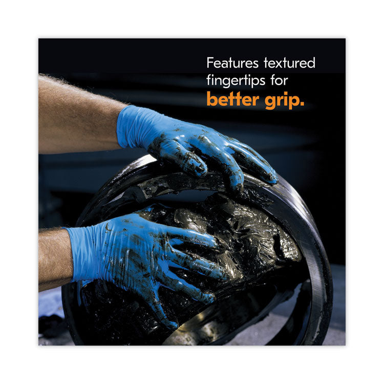 G10 2PRO Nitrile Gloves, Powder-Free, Medium, 6 mil Thick, 9.5" Long, Blue, 100/Box, 10 Boxes/Carton