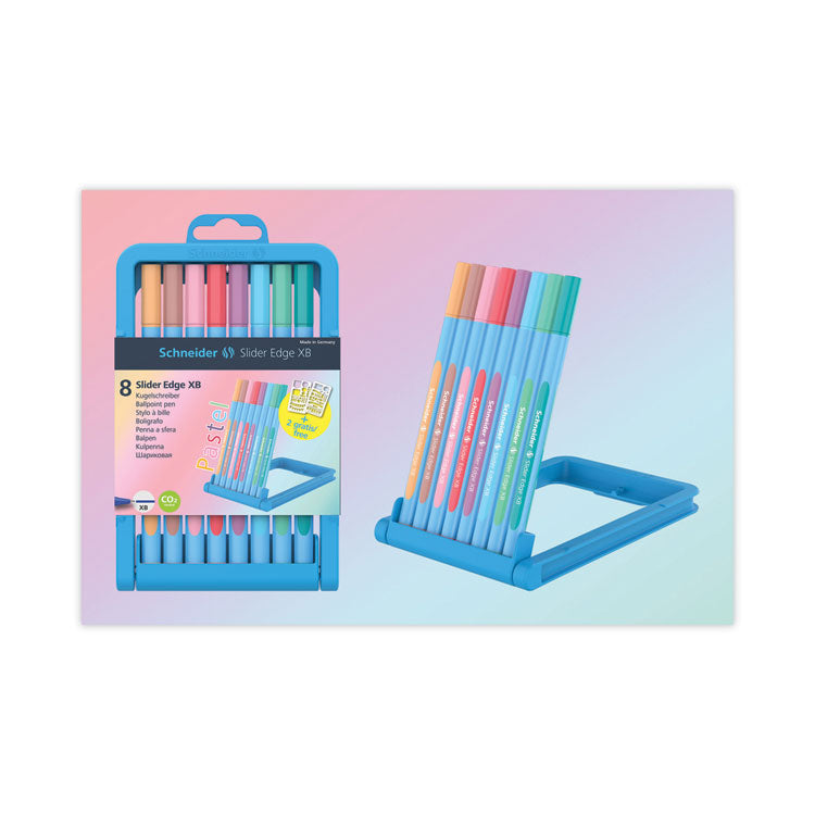 Slider Edge XB Ballpoint Pen, Stick, Extra-Bold 1.4 mm, Assorted Ink and Barrel Colors, 8/Set