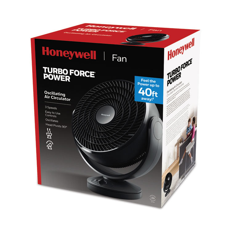 TurboForce Power Air Circulator, 16", 3 Speeds, Black