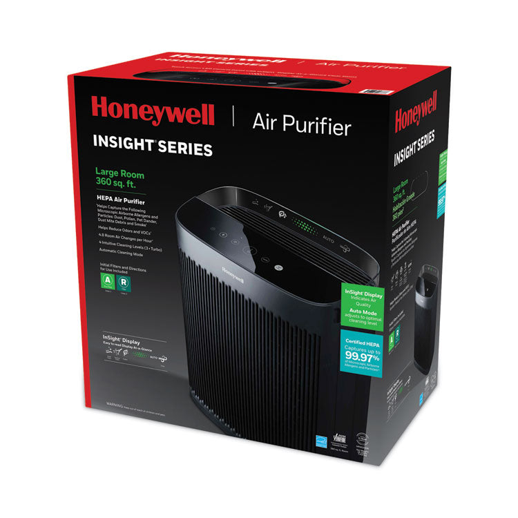 InSight HEPA Air Purifier HPA5200B, 360 sq ft Room Capacity, Black