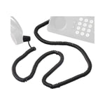 Twisstop Detangler With Coiled, 25-Foot Phone Cord, Black
