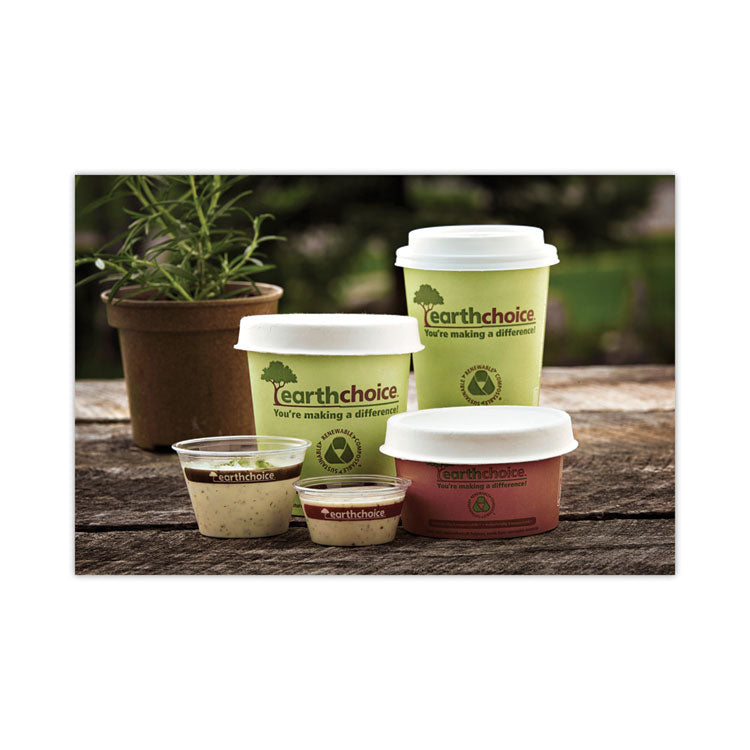 EarthChoice Compostable Paper Cup, 16 oz, Green, 1,000/Carton