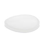 Newspring DELItainer Microwavable Container Lid, 6.45" Diameter x 0.45" h, Translucent, Plastic, 120/Carton