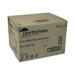 EarthChoice Compostable Soup Cup, Medium, 12 oz, 3.63" Diameter x 3.63" h, Teal, Paper, 500/Carton