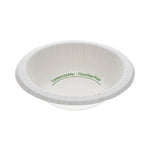EarthChoice Pressware Compostable Dinnerware, Bowl, Paper, 12 oz, White, 750/Carton