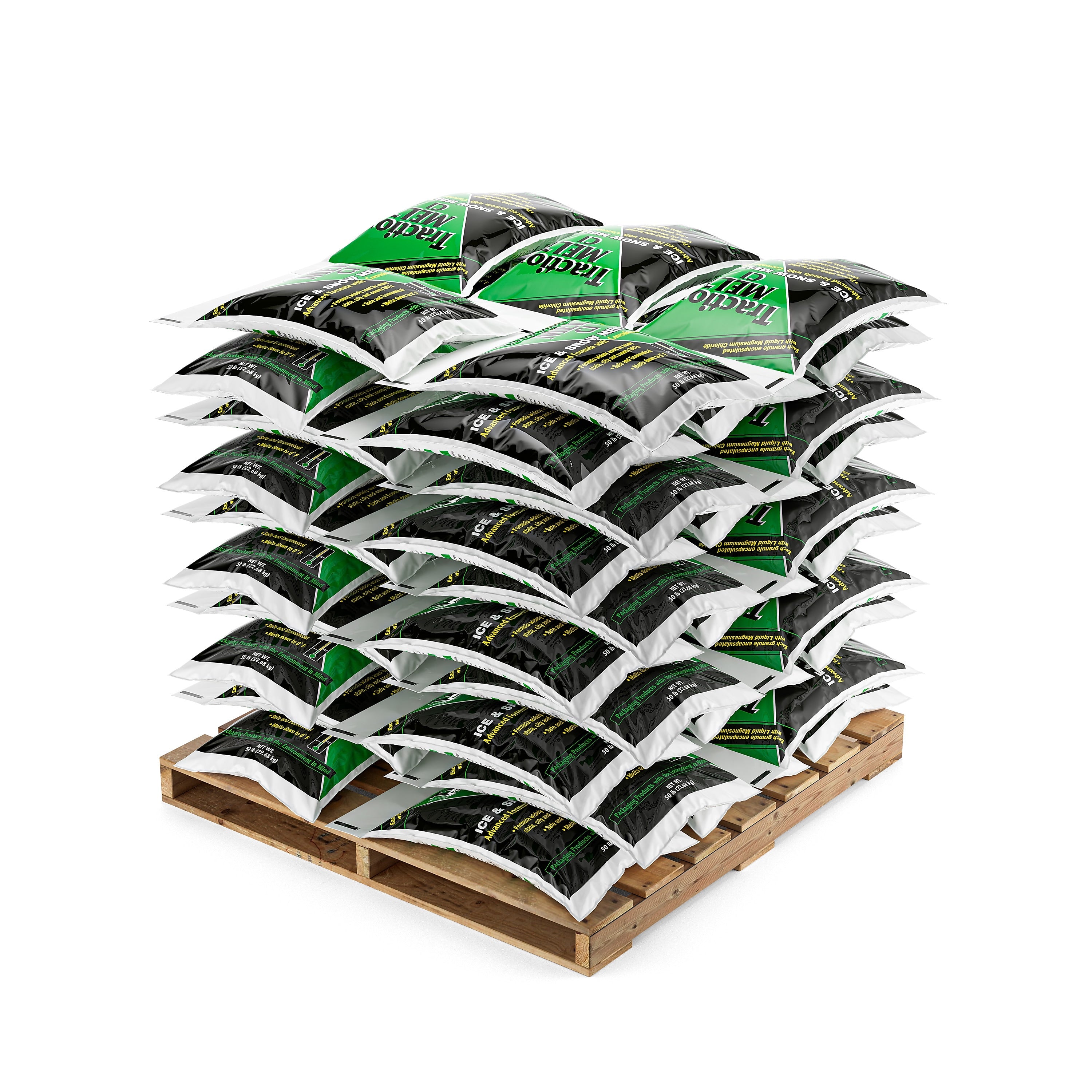 Scotwood Industries Traction Melt Ice Melt, 50 lbs. Bags, 4 Pallets (50BTM4P)