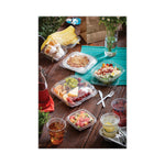EarthChoice Recycled PET Hinged Container, 32 oz, 7.31 x 5.88 x 3.25, Clear, Plastic, 280/Carton