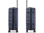 DUKAP Sense 28" Hardside Suitcase, 4-Wheeled Spinner, TSA Checkpoint Friendly, Blue (DKSEN00L-BLU)