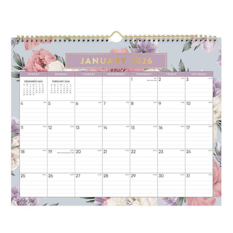 2026 Blue Sky Tula 15" x 12" Monthly Desk Calendar (144076-26)