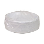 Meadoware Impact Plastic Dinnerware, Plate, 8.88" dia, White, 400/Carton