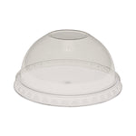 EarthChoice Strawless RPET Lid, Dome Lid, Fits 9 oz to 20 oz "A" Cups, Plastic, Clear, 900/Carton