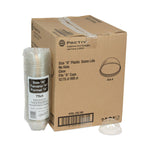 EarthChoice Strawless RPET Lid, Dome Lid, Fits 9 oz to 20 oz "A" Cups, Plastic, Clear, 900/Carton