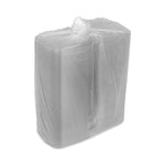 EarthChoice Square Recycled Bowl Flat Lid, 5.5 x 5.5 x 0.75, Clear, Plastic, 504/Carton
