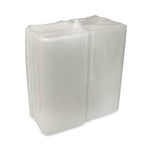 Vented Foam Hinged Lid Container, Dual Tab Lock, 3 Compartments, 9.13 x 9 x 3.25, White, 150/Carton