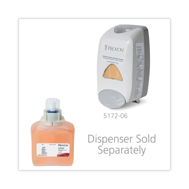 Antimicrobial Skin Cleanser Refill, For FMX-12 Dispenser, Unscented, 1,200 mL, 3/Carton