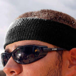 Ergodyne Chill-Its 6550 Cooling Sweatband, Black, One Size, 24/Carton (12452)