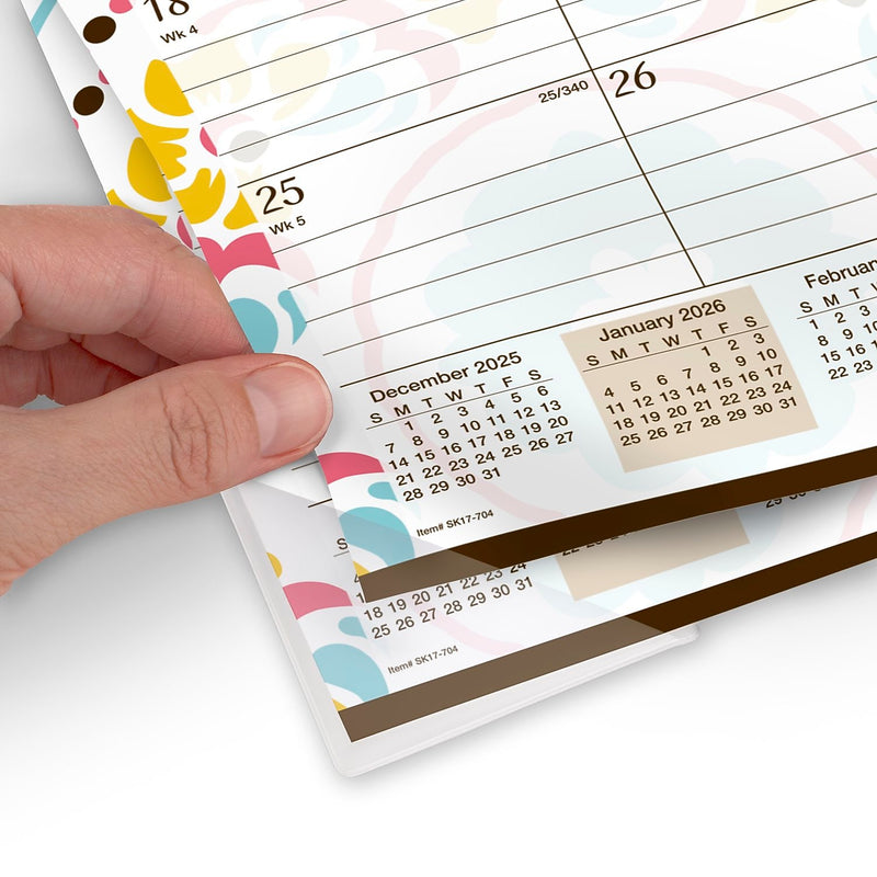 2026 AT-A-GLANCE Suzani 21.75" x 17" Monthly Desk Pad Calendar (SK17-704-26)