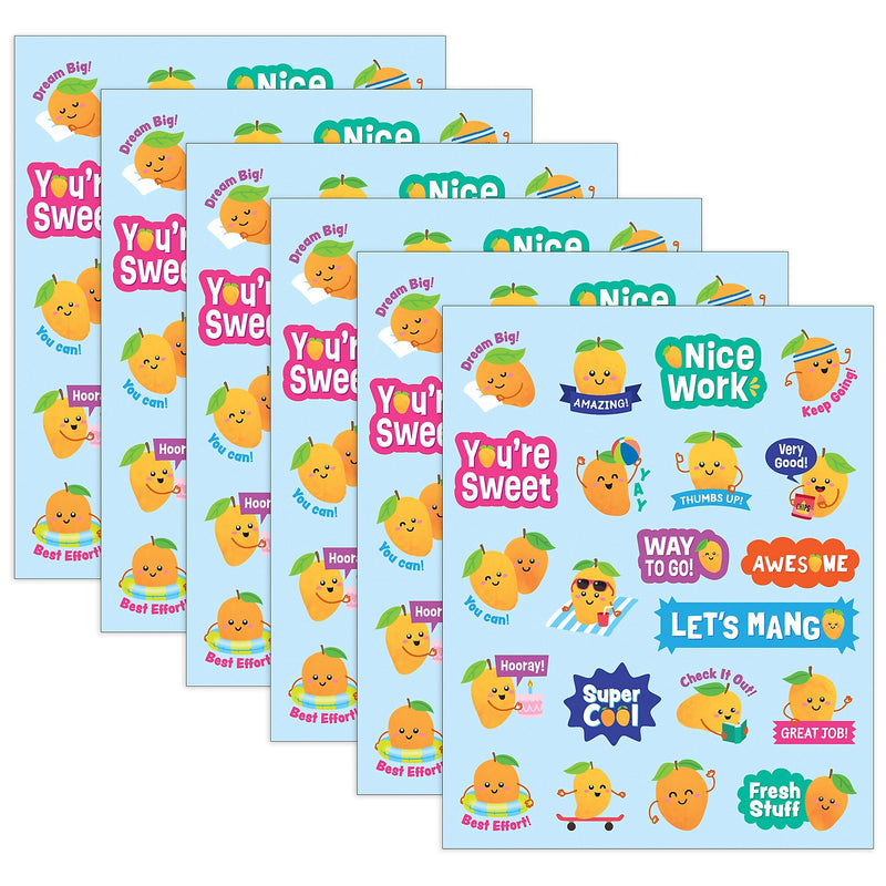 Teacher Created Resources Mango Smelly Stickers, Multicolored, 126/Pack, 6/Packs/Bundle (TCR9458-6)