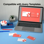 Staples® Business Cards, 3.5" x 2", Matte White, 1000/Pack (ST12520)