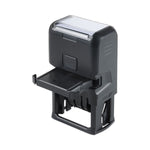 Printy Economy Date Stamp, Self-Inking, 1.63" x 1", Blue/Red