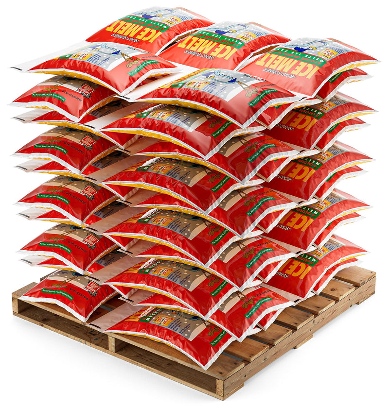 Scotwood Industries Road Runner Ice Melt Pellets, 50 lb. Bag, 50 Bags/Pallet, 2 Pallets (50BRR2P)