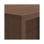 Mod Return Shell, Reversible (Left or Right), 42w x 24d x 29h, Sepia Walnut