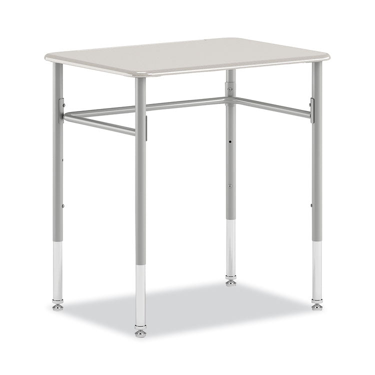 SmartLink Student Desk, Rectangle, 20" x 26" x 23" to 33", White, 2/Carton