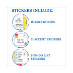 Teacher Planner, Weekly/Monthly, Two-Page Spread (Seven Subjects), Two-Page Spread (One Month), 11 x 8.5, Multicolor Cover