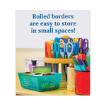Rolled Borders, Scalloped Border, Back to School, 2.25" x 65 ft, Lime