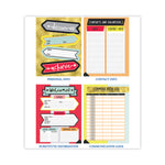 Teacher Planner, Weekly/Monthly, Two-Page Spread (Seven Subjects), Two-Page Spread (One Month), 11 x 8.5, Multicolor Cover