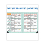Teacher Planner, Weekly/Monthly, Two-Page Spread (Seven Subjects), Two-Page Spread (One Month), 11 x 8.5, Multicolor Cover