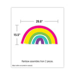 Motivational Bulletin Board Sets, 75-Piece Set, Kind Vibes, 30" x 16", Multicolor