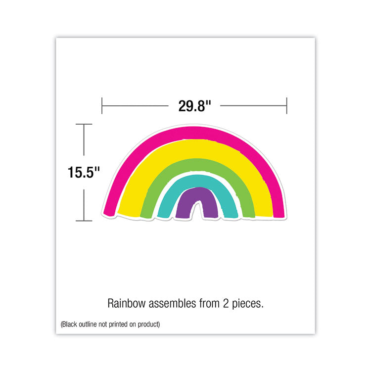 Motivational Bulletin Board Sets, 75-Piece Set, Kind Vibes, 30" x 16", Multicolor