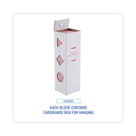 Deodorizing Para Wall Blocks, 24 oz, Pink, Cherry, 6/Box