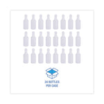 Easy-Grip Plastic Spray Bottle, 16 oz, Clear, 24/Carton