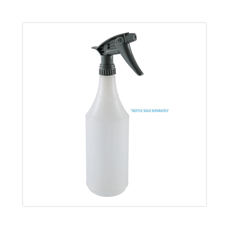 Chemical-Resistant Trigger Sprayer 320CR, 7.25" Tube, Fits 16 oz Bottles, Gray, 24/Carton