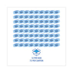 Toilet Bowl Clip, Cotton Blossom Scent, Blue, 12/Box, 6 Boxes/Carton