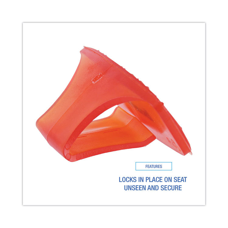 Toilet Bowl Clip, Mango Scent, Orange, 72/Carton