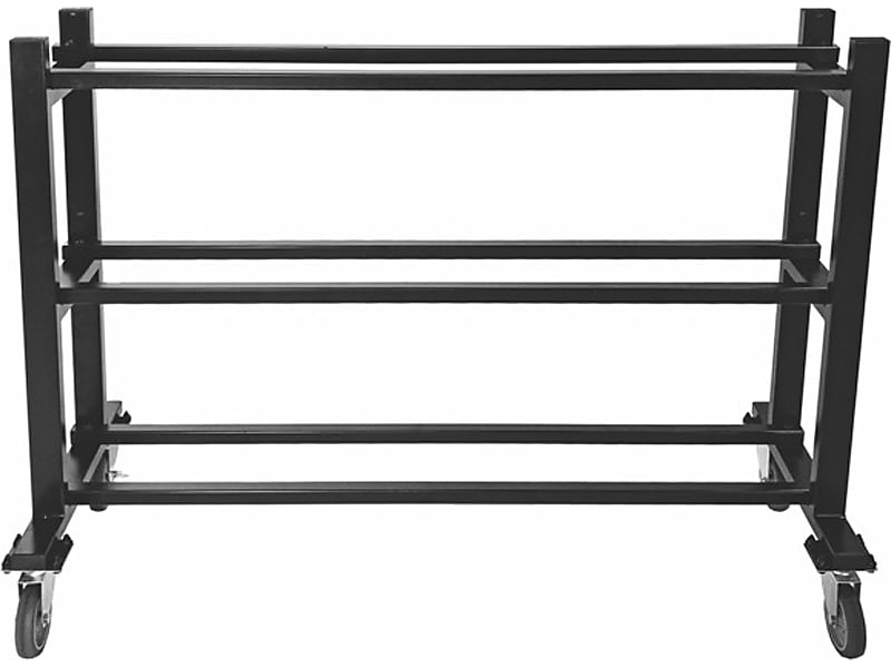 Champion Sports Deluxe Heavy-Duty Basketball Cart, Black (BKCART)
