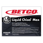 Betco Liquid Chisel Max Non-Butyl Degreaser, Characteristic Scent, 1 Gal. Bottle, 4/Carton (BET1450400)