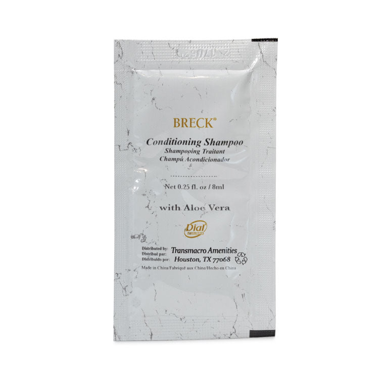 Shampoo/Conditioner, Clean Scent, 0.25 oz, 500/Carton