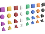 Flash Furniture Bright Beginnings Shapes for Modular STEAM Walls, 256/Pack (MK-ME14696-GG)