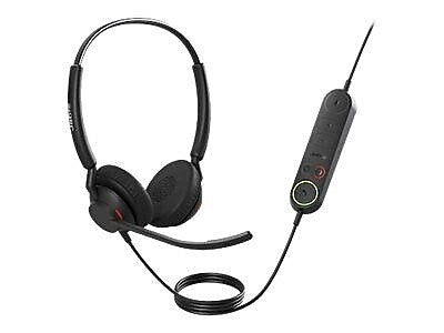 Jabra Engage 40 USB-A UC Stereo On Ear Computer Headset with Inline Link, Black (4099-419-279)