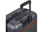 Bugatti Wellington 25.5" Hardside Suitcase, 8-Wheeled Spinner, TSA Checkpoint Friendly, Silver (HLG5124-Pewter)