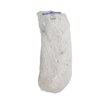 Mop Head, Lie-Flat Head, Rayon Fiber, 24oz, White, 12/carton
